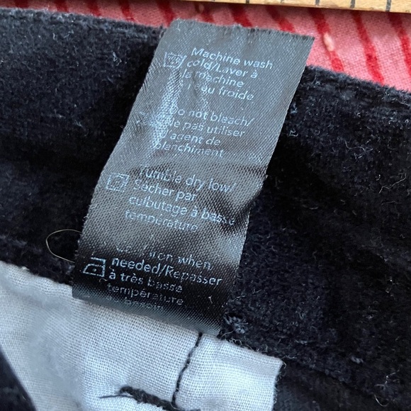 Women’s size 4 black soft velour pants - Picture 6 of 14
